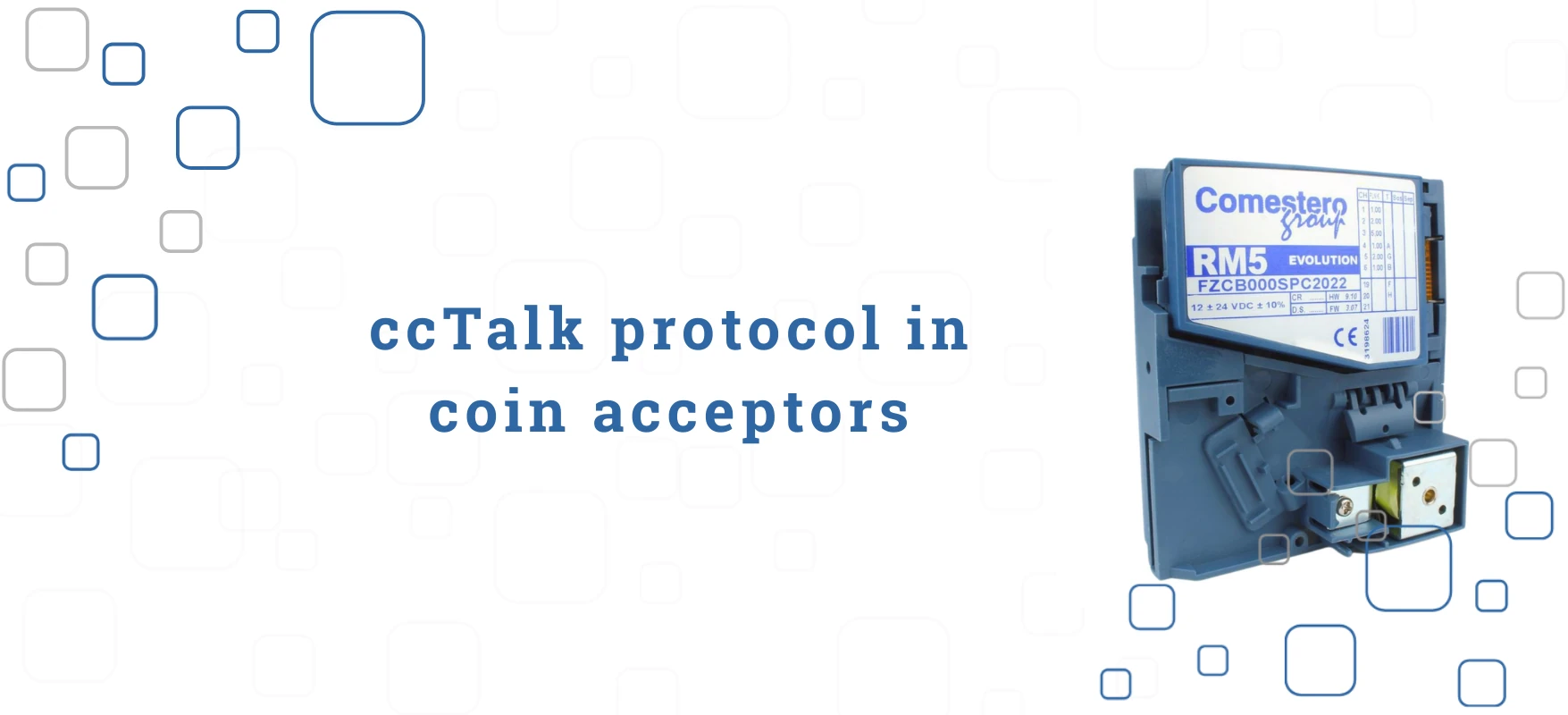 ccTalk protocol in coin acceptors